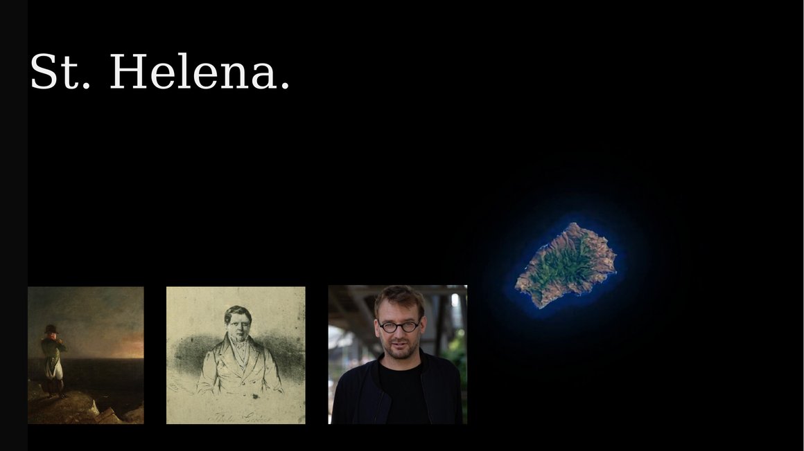 St. Helena — Blick auf die Insel